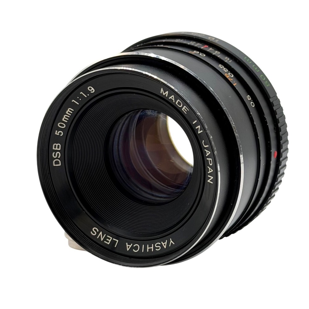 Yashica DSB 50mm f1.9 Prime Lens CY Mount Made in Japan A40324609 Tested GC